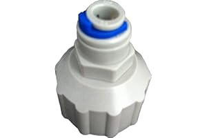 THE WATER FILTER MEN Raccord BSP de ½ po vers un raccord push-fit de ¼ po, raccord de branchement de plomberie pour filtre à eau