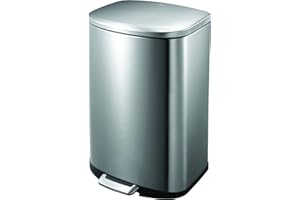 Eko Della Kuchenny Kosz na Śmieci, Srebrny, 50 l