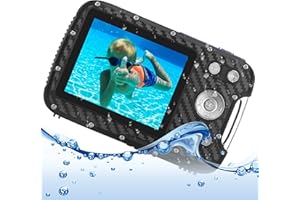 HEEGOMN Appareil Photo numérique étanche pour Adolescents, caméra Point et Prise de Vue Full HD 1080P, Zoom numérique 8X / caméra sous-Marine 16 MP