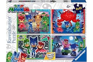 Ravensburger Puzzle, Pj Mask, 4x42 Piezas, Puzzles para Niños, Edad Recomendada 4+, 05120 5