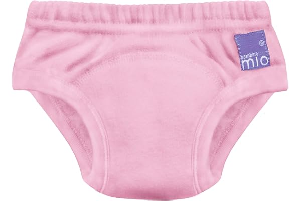 Bambino Mio, Culotte d'apprentissage Lavable, unisexe, pour garçons et filles, rose pâle, 2-3 ans