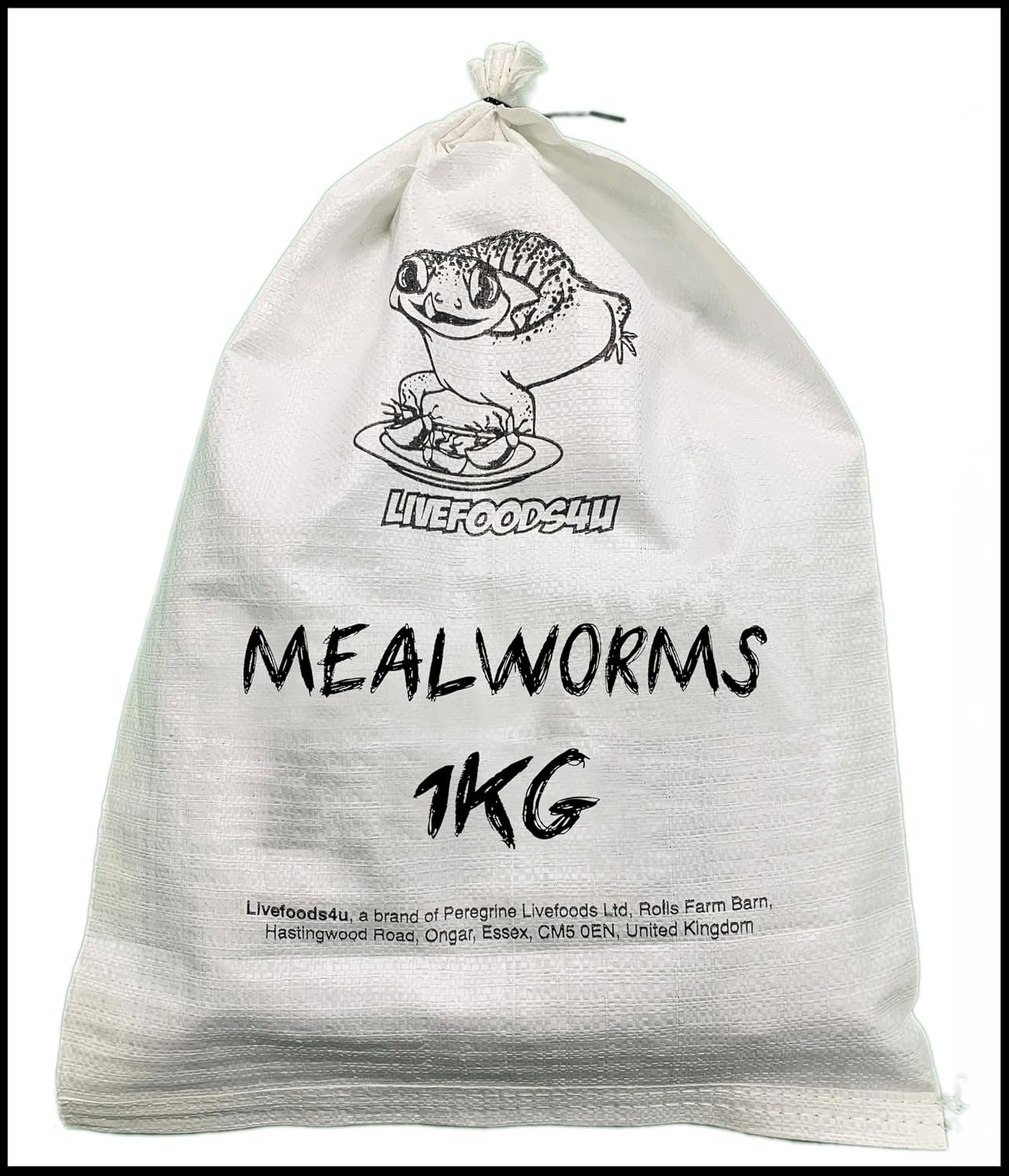 Livefoods4u Live Mealworms 1kg Bulk Bag (20-30mm) | Premium Live Food for Reptiles, Garden Birds & Hedgehogs | High Protein Natural Feeder Worms | Bearded Dragons, Geckos & Wild Birds