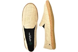 virblatt - Espadrilles Herren & Damen | Hanf | Sommerschuhe Herren Espandrillos Slipper Stoffschuhe Freizeitschuhe