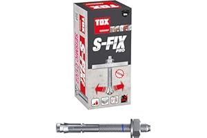 TOX Anclaje para perno S-Fix Pro M8 x 95 x 29 mm, 50 piezas, 04010211