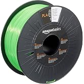 Amazon Basics PLA 3D Printer Filament, 1.8mm, Neon Green 1kg Spool