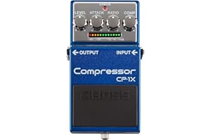 Pedal de guitarra compresor BOSS CP-1X — Compresor de guitarra de nueva generación con la avanzada tecnología MDP de BOSS para preservar la expresión musical