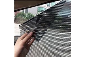 ECYC® Autocollants De FenêTre De Voiture pour Le CôTé Et La FenêTre ArrièRe, 2pcs/Lot 63x42cm UV Autocollant De Voiture Pare-Soleil Autocollants éLectrostatiques