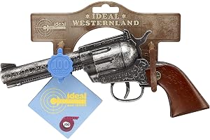 J.G. Schrödel 4060109 – Marshall antik, 22 cm, 100 skott pistol med trähandtag, för testare