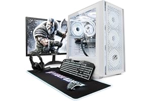 Vibox III-28 PC Gaming Fisso Completo • 23" Monitor • Core i5 11400F 4,4GHz • RTX 3050 6GB • 16GB RAM • 1TB SSD • Windows 11 • WiFi