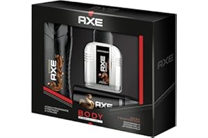 AXE Coffret cadeau Dark Temptation : gel douche, déodorant et après-rasage