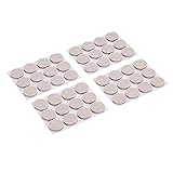 Amazon Basics Round Felt Furniture Pads, Linen, 2.54 cm, 48 pcs