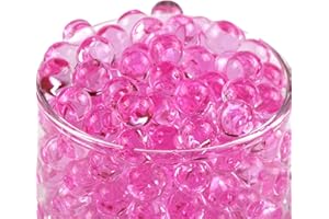 VICZON Lot de 10 000 perles d'eau transparentes pour plantes et décoration, taille des grains 1,5 à 2