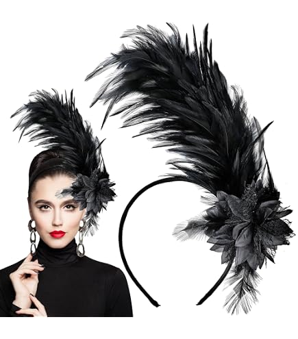 W WIDMANN MILANO Party Fashion - 09645 - Cappello a cilindro steampunk, mini cappello su fascia per capelli, furto vittoriano, copricapo, accessorio, accessorio per costume, festa a tema, carnevale