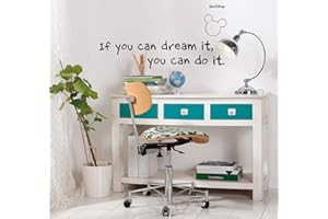 KOMAR Disney Pegatinas de Pared If You Can Dream 50 x 70 cm