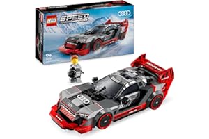 LEGO Speed Champions Voiture de Course Audi S1 e-Tron Quattro Véhicule Jouet, Set de Construction pour Enfants, Idée Cadeau pour Garçons et Filles Dès 9 Ans, Jeu en Autonomie, Déco pour Chambre 76921