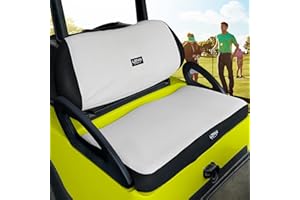 LZFAN Golf Cart Seat Covers for Club Car Precedent & Yamaha, Front Seat Cover Set for All Seasons Breathable & Warm Stretch Easy Install & Washable Club Car Seat Cover