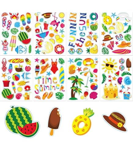 A5 Aufkleberbogen 'Filey' – Vinyl-Aufkleber Mit Britischem Küstenmotiv, Glänzend, 100 Mikron, Ideal Für Scrapbooking & Dekoration