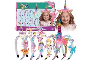 BYTOKI Gifts for 5-11 Year Old Kids: Girls' Hair Accessories, Craft Kits & Art Supplies