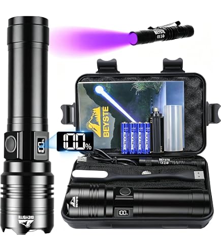 Blukar Super Bright 5 Modes Zoomable Ultra Powerful LED Torch