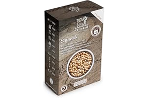PEUGEOT - Sélection Epices Premium - Sarawak Poivre blanc - Notes Végétales et Musquées - Intensité 7 - Origine Malaisie - Innovation Sachets Fraîcheur Triple Protection - 4x20g