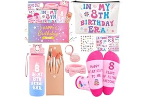 MOTONG 8th Birthday Gifts for Girls - Funny Gift for 8 Year Old Girls, Unique Gifts Ideas for Girl ,Gift for Age 8 Daughter, Sister, Niece, Best Friend, Sweet 8th Happy Birthday Decorations