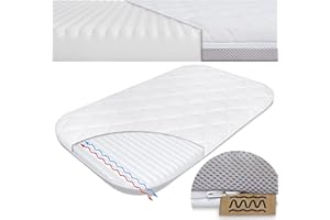 MANUFAKTURA MATERACY Materasso per lettino 86x50 | Materasso per lettino | Materasso 86x50 | Materasso per box giochi | Kinderkraft Sofi | Lionelo | Certificato Oeko-Tex