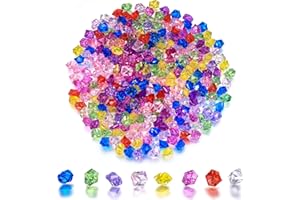 YITYDAMAI 300 Pezzi Gemme di Diamanti Acrilici, Cristalli Decorativi Acrilico, Gioielli Gemme Set Colori Assortiti per Vasi, Decorazioni Tavoli, Bomboniere, Decorazioni Acquario, Matrimoni, Fai-da-Te