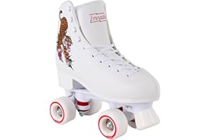 LMNADE Tattoo Tiger Girl Figure Roller Skate Vegan Boot Womens Roller Skates. Ideal Beginner Roller Boots for Girls and Women Roller Skates For Indoor & Outdoor Use