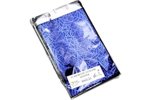 PACK-IN CENTER SRL Buste regalo METAL GEOMETRICO WINTER, con Striscia Adesiva, Colori Assortiti, Dimensione cm 16x23+3,5 - Pezzi 100