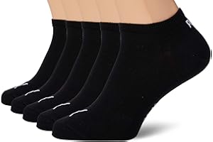 Puma Uniseks Plain Sneaker Skarpetki, Czarny, 43-46 EU (5 Par)