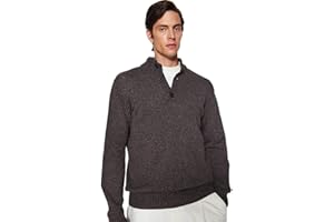 Trendyol Bluza Mężczyźni Trendyol Męski Prosty Długi Rękaw Smukły Sweter