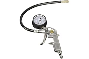 All Ride Reifenfüllgerät Luftpistole mit Manometer Druckmesser Fahrrad/Pkw/Lkw für Kompressor