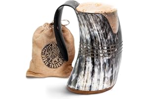 Norse Tradesman Tasse en corne à boire (500 mls, Eternal, Poli)