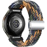 Rongep New Generation Connection Mesh Loop 20mm Cord Compatible with Samsung Galaxy Watch 7/6/5/4 Series for Galaxy Watch 7 Cord (4