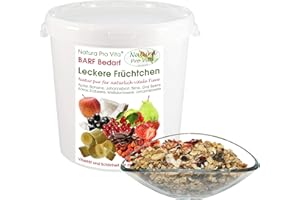 NATURA PRO VITA Barf Früchte Hunde natürlicher Obstmix zuckerfrei glutenfrei getreidefrei ohne Chemie vitaminreich Frucht Snack Barfzusatz Hund NaturaProVita 2kg