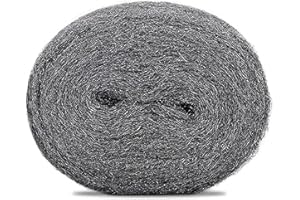 LONOVE BEAUTY PRODUCTS 0000 FineSteel Wool 1 Rolls 10.82f (3.3 Meter)- Ultra-Fine 0000 Steel Wool for Cleaning, Polishing & Surface Preparation