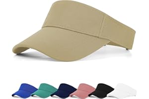 FCHUI Sun Visor Cap - Women Ponytail Baseball Cap for Women and Ladies, Long Peak Thicker Sweatband Adjustable Hat for Golf Cycling Fishing Tennis Running Jogging Visor Hats for Men