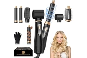 UMIGA Nuovo Airstyler 5 in 1 set, Air Brush Hairstyler Spazzola per asciugacapelli con bastone ad aria calda da 30 mm, styler per capelli da 1000 W, spazzola ad aria calda, asciugacapelli per volume