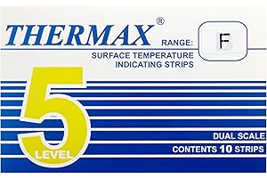 Neolab 3 bandes de mesure de température 1916, 160 °C à 72 °C (lot de 10)