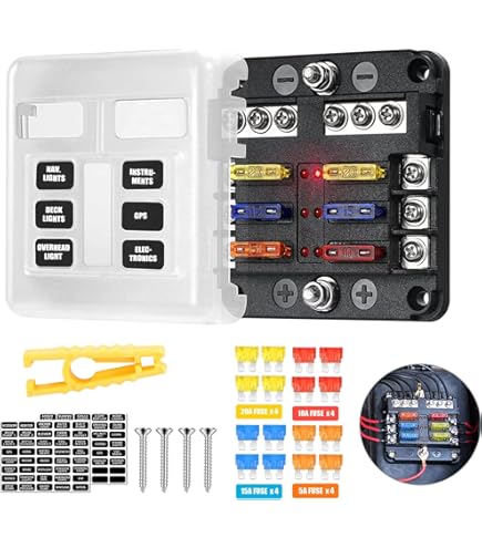 SeKi, Confezione Da 10 Fusibili In Ceramica, 20 A, 5 X 20 Mm - Foto 4