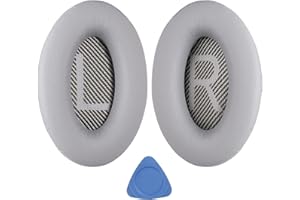 YOCOWOCO Ohrpolster für Bose Quiet Comfort 35 (QC35) und Quietcomfort 35 II (QC35 II) Ersatz Ohrpolster Mit weichem Protein Leder, Ohrpolster Ohrkissen für Bose QC 35/35II Kopfhörer