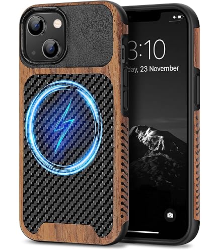 Custodia IPhone 15 Plus Molzar Con Fibra Di Carbonio - Grip Antiscivolo
