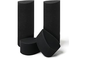 Gjinxi 12 Stück Runder Malschwamm, Schwammstupf Pinsel Set Runde Schwamm Set, Schwammpinsel Runde Schwämme Tupfpinsel Set Synthetische Schwämme für DIY Malerei Handwerk Keramik Werkzeuge