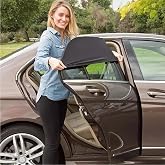 BYENS Auto Sunshade Curtain Car Side Window Curtain Preventive Solar Fly Screen Back Seat Cover Protector For In-Car Sunshade