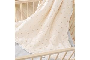 SUPERBE BEBE Copertina Neonato Invernale 100x135 - Coperta Pile Morbida Per Bambini In Cotone Mussola Oeko Tex - Coperta Culla Lettino 70x140 - Plaid, Scuola, Asilo Nido - Trapunta Leggera Lettino Con Sbarre