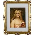 Funerom 11x14 inch/28x35.6 cm Vintage Picture Frames with Glass Front, Ornate Frame, Antique Photo Frames for Tabletop or Wall Hanging Gold