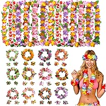 Haarspelden met Hawaïaanse bloemen, vlinderorchidee en phalaenopsis