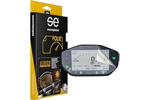 ‎SMART ENGINEERED s.e. 2x 3D Tacho-Schutzfolie für Ducati Cockpit-Tacho, entspiegelt, Anti-Kratzer, Anti-Steinschlag, Tachofolie matt für Instrumenten Anzeige, Klar & Matt enthalten