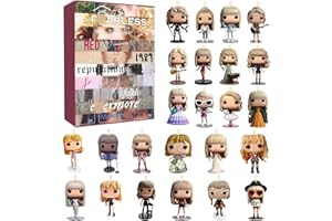 GAHWA Christmas Vacation Advent Calendar, 2024 NEW Music Lover Christmas Countdown Calendar Contains 24 Gifts With 3D Card, Christmas Tree Hanging Ornaments Decorations (A)