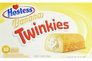 Hostess Twinkies Banana 10 Stück, 2er Pack (2 x 385 g)